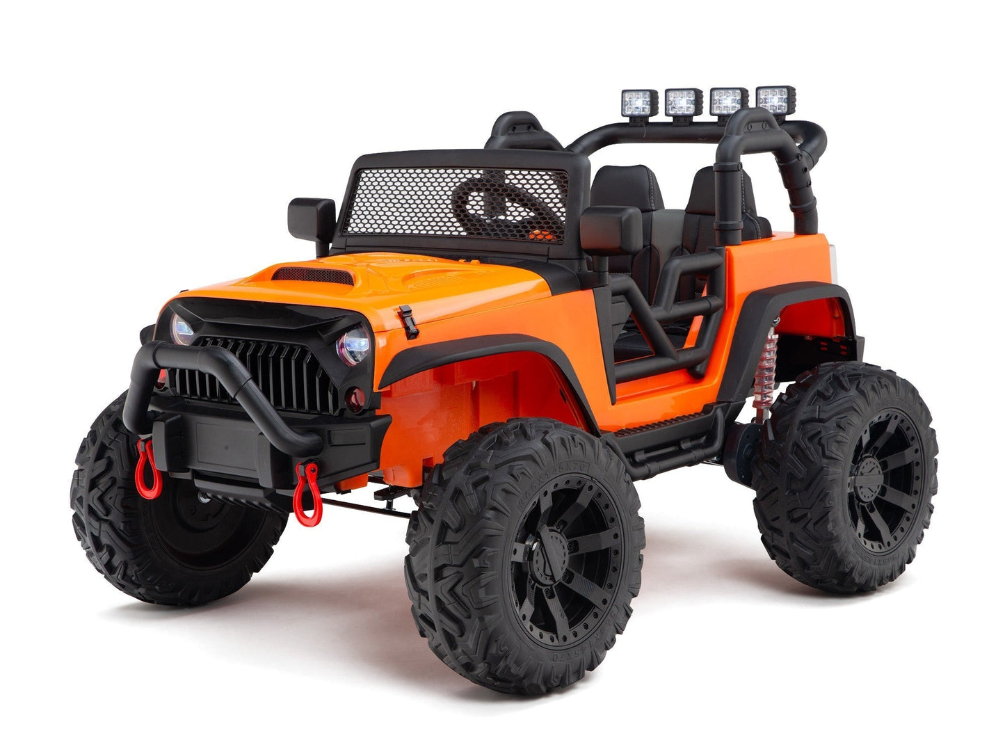 Magic Cars BOOM BOOM The BUFFALO Children's Off-Road Kids Car 24V 4X4 Ride-On Toy with 2 Seats Parental Remote Control - Perfect Present for Little Boys and Girls