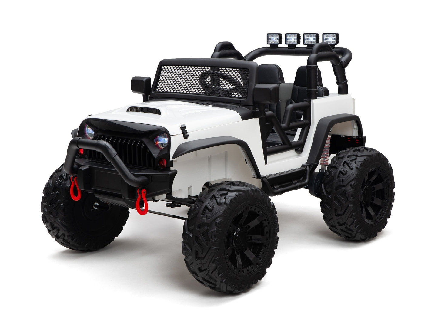 Magic Cars BOOM BOOM The BUFFALO Children's Off-Road Kids Car 24V 4X4 Ride-On Toy with 2 Seats Parental Remote Control - Perfect Present for Little Boys and Girls