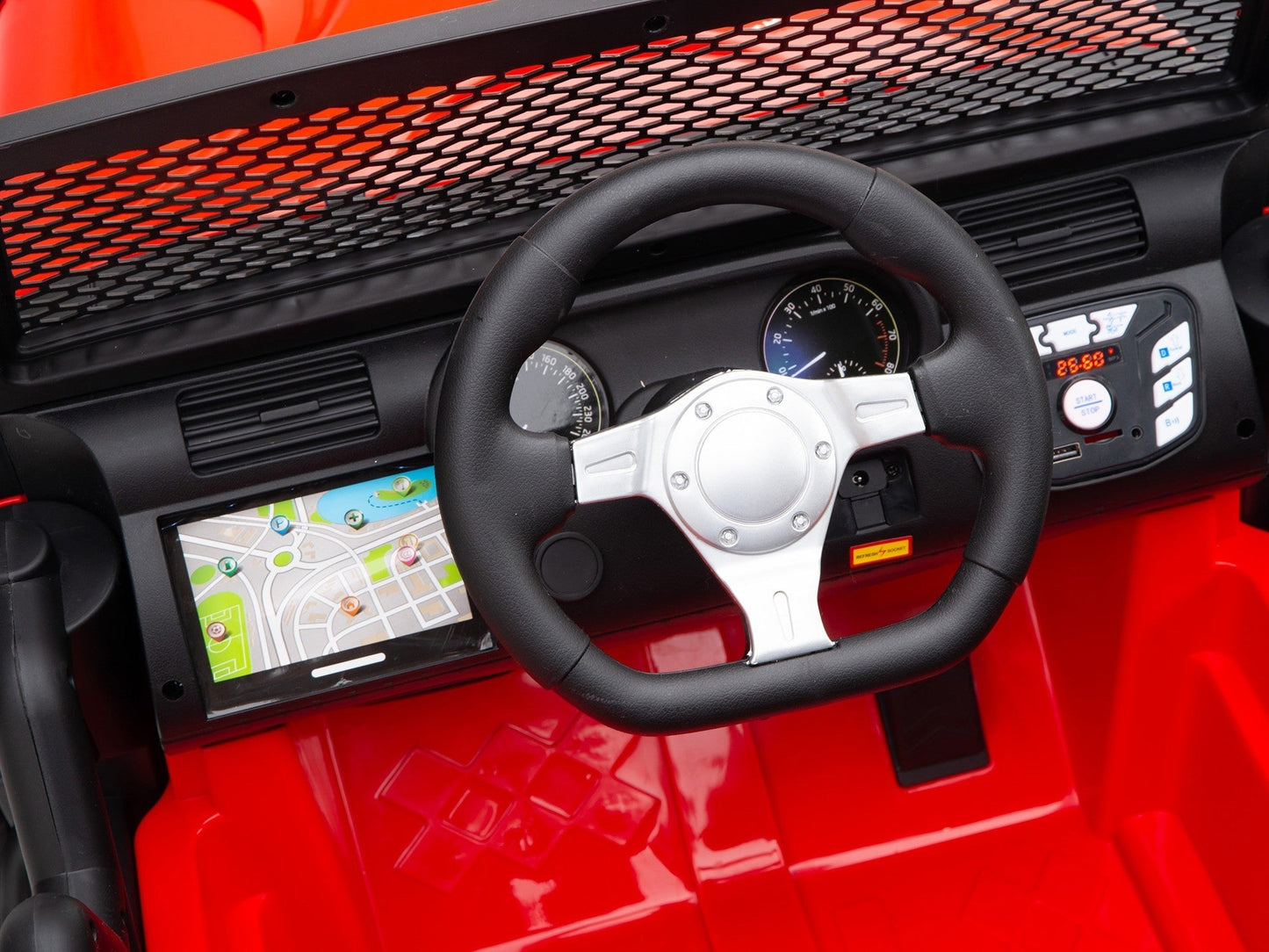 Magic Cars BOOM BOOM The BUFFALO Children's Off-Road Kids Car 24V 4X4 Ride-On Toy with 2 Seats Parental Remote Control - Perfect Present for Little Boys and Girls