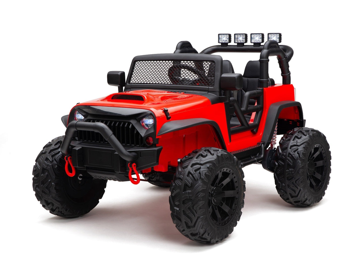 Magic Cars BOOM BOOM The BUFFALO Children's Off-Road Kids Car 24V 4X4 Ride-On Toy with 2 Seats Parental Remote Control - Perfect Present for Little Boys and Girls