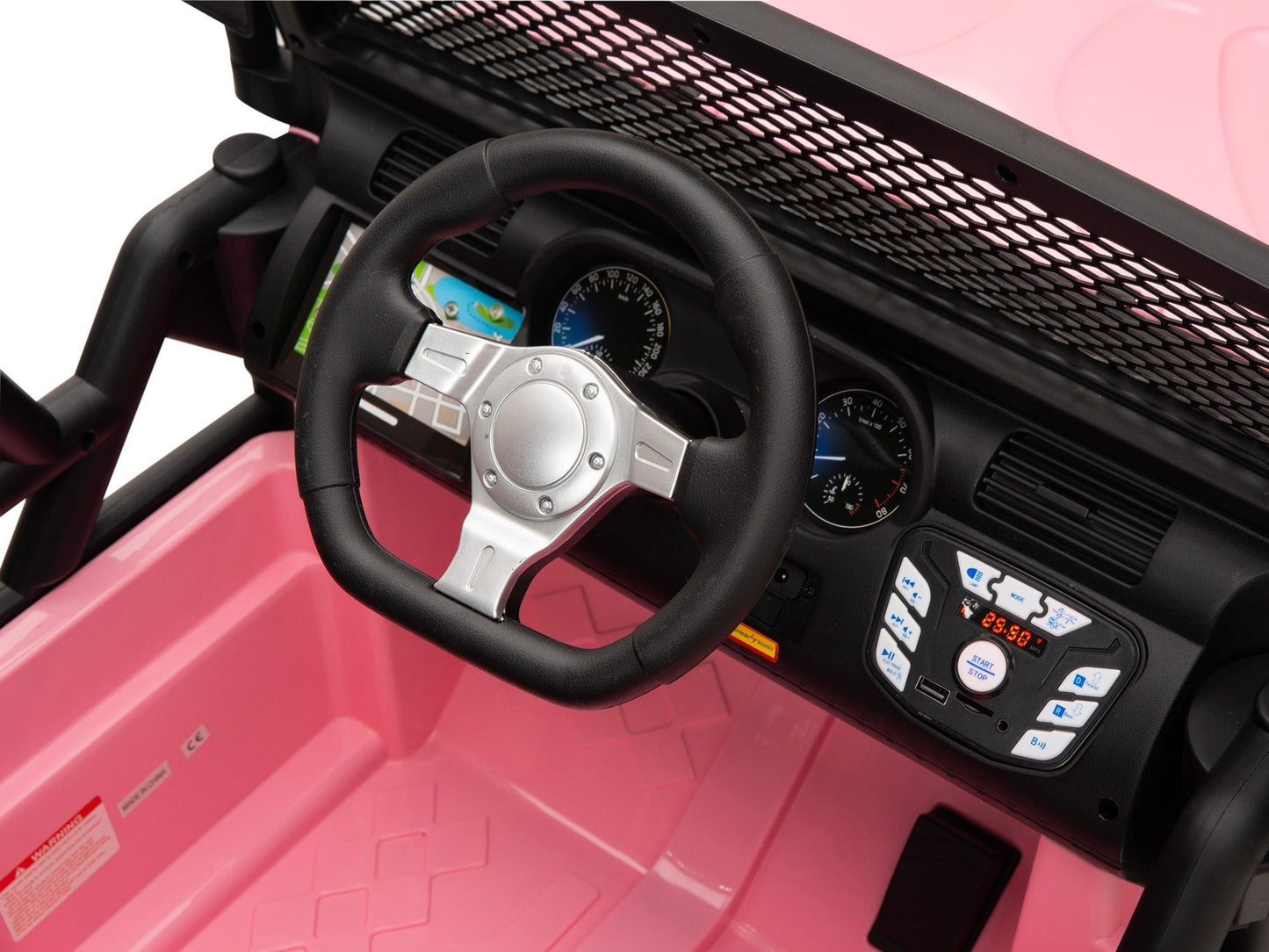 Magic Cars BOOM BOOM The BUFFALO Children's Off-Road Kids Car 24V 4X4 Ride-On Toy with 2 Seats Parental Remote Control - Perfect Present for Little Boys and Girls