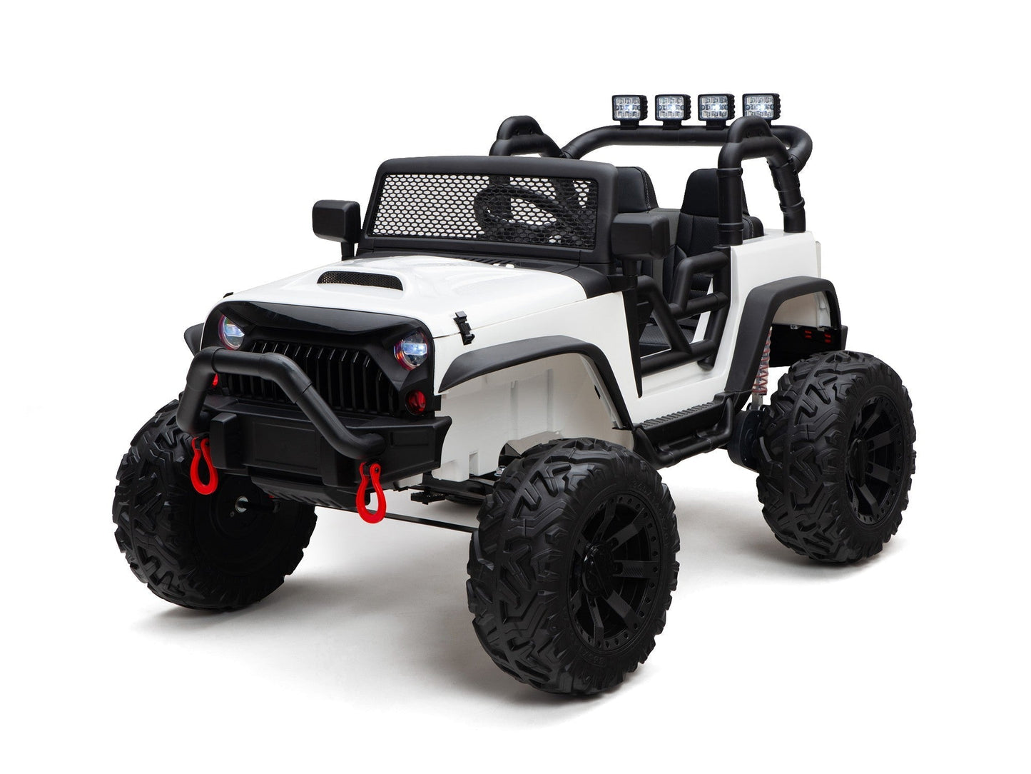 Magic Cars BOOM BOOM The BUFFALO Children's Off-Road Kids Car 24V 4X4 Ride-On Toy with 2 Seats Parental Remote Control - Perfect Present for Little Boys and Girls