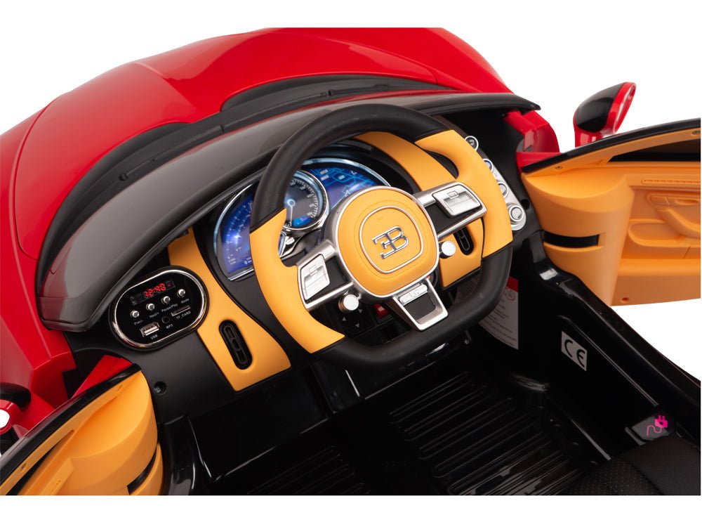 Magic Cars Bugatti Battery Powered RC Ride On Car Wireless Parental Control