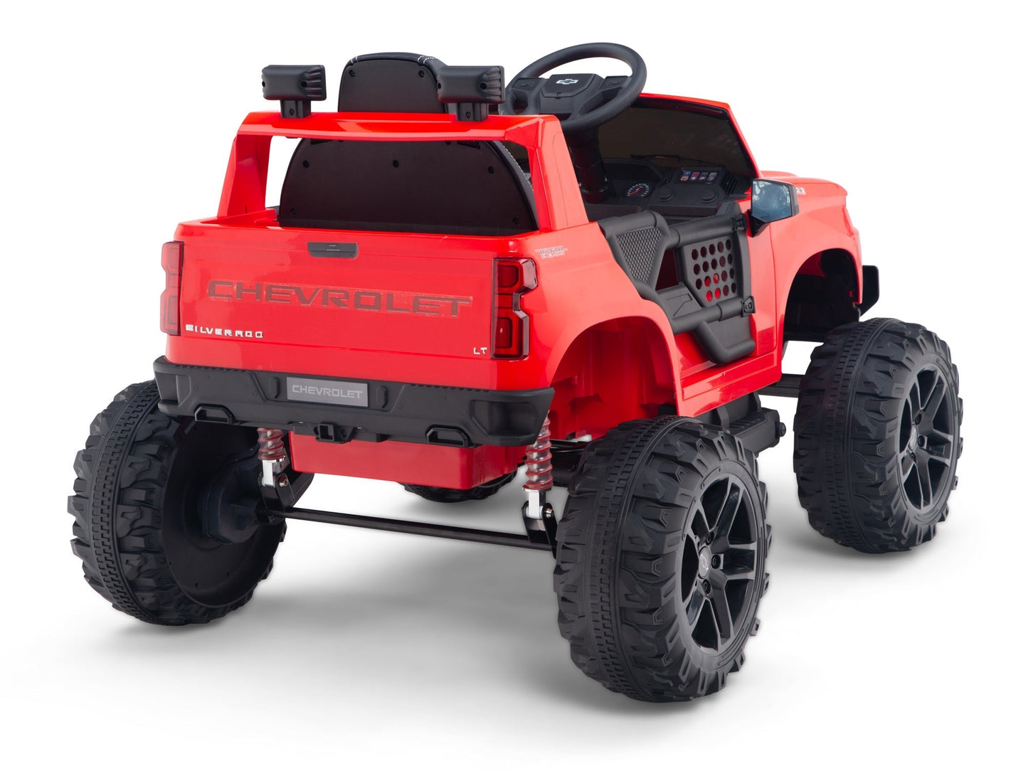 Magic Cars Chevy Silverado Monster Pickup Truck Ride On Toy Truck For Children Wireless Parental Control