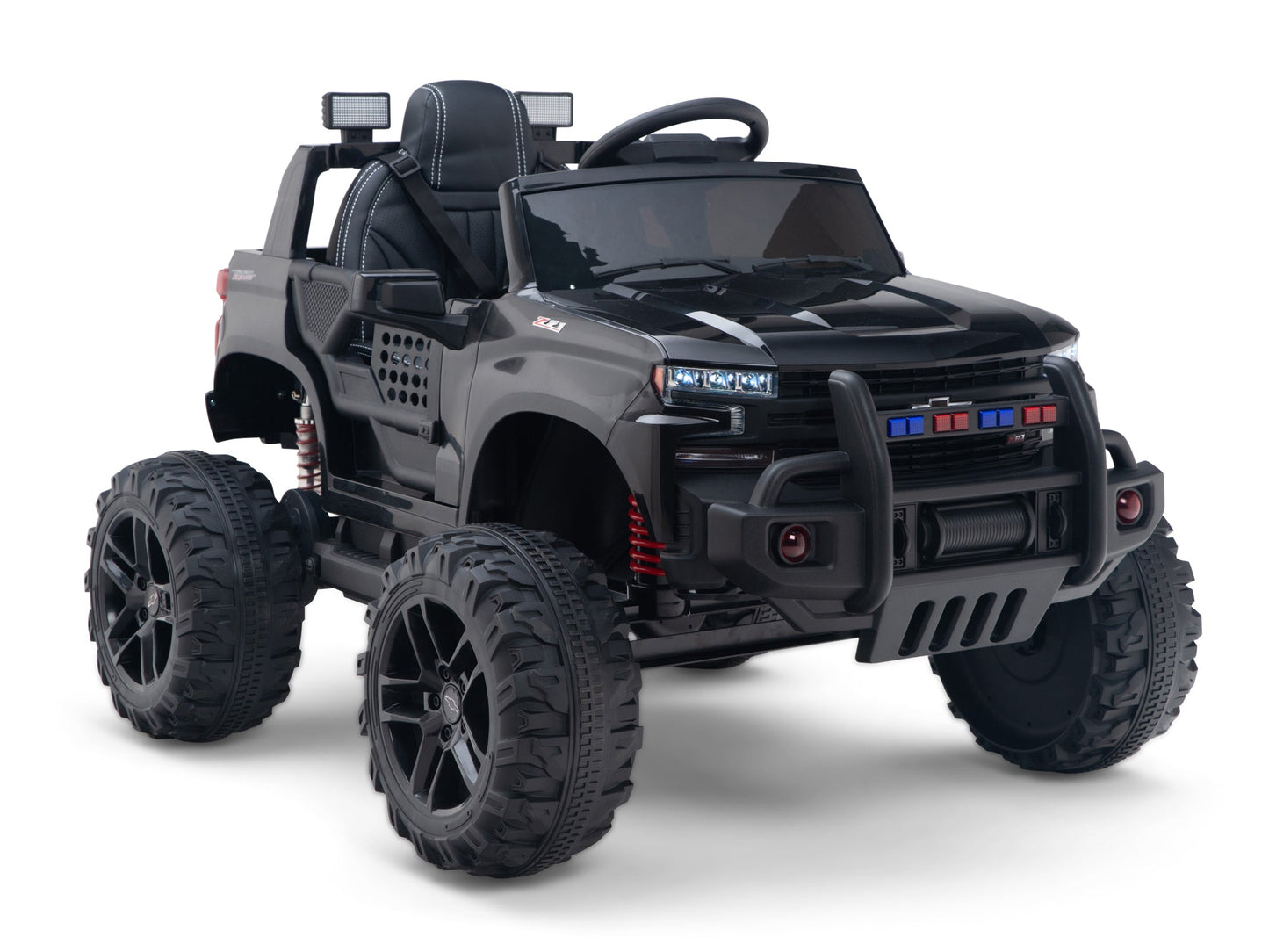 Magic Cars Chevy Silverado Monster Pickup Truck Ride On Toy Truck For Children Wireless Parental Control