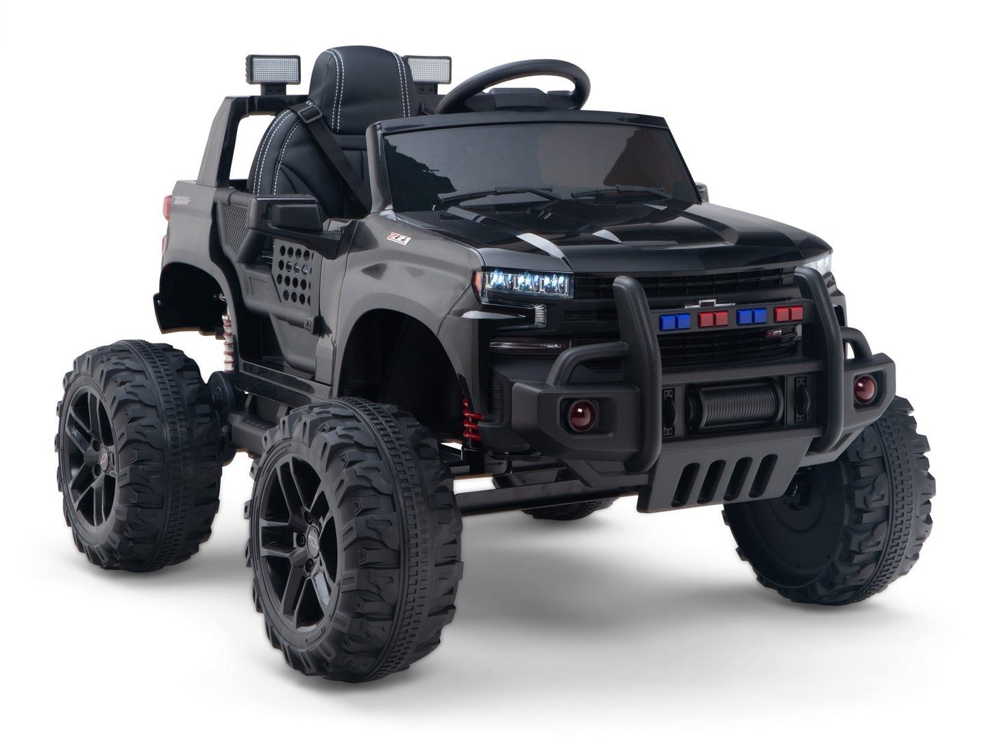 Magic Cars Chevy Silverado Monster Pickup Truck Ride On Toy Truck For Children Wireless Parental Control