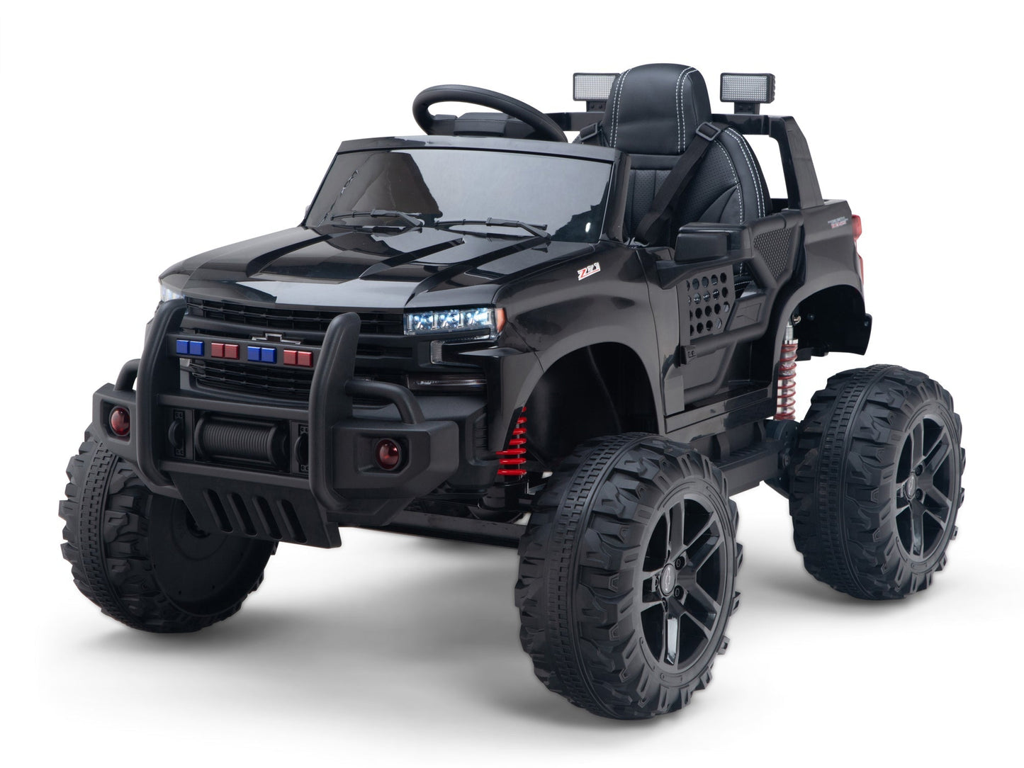 Magic Cars Chevy Silverado Monster Pickup Truck Ride On Toy Truck For Children Wireless Parental Control