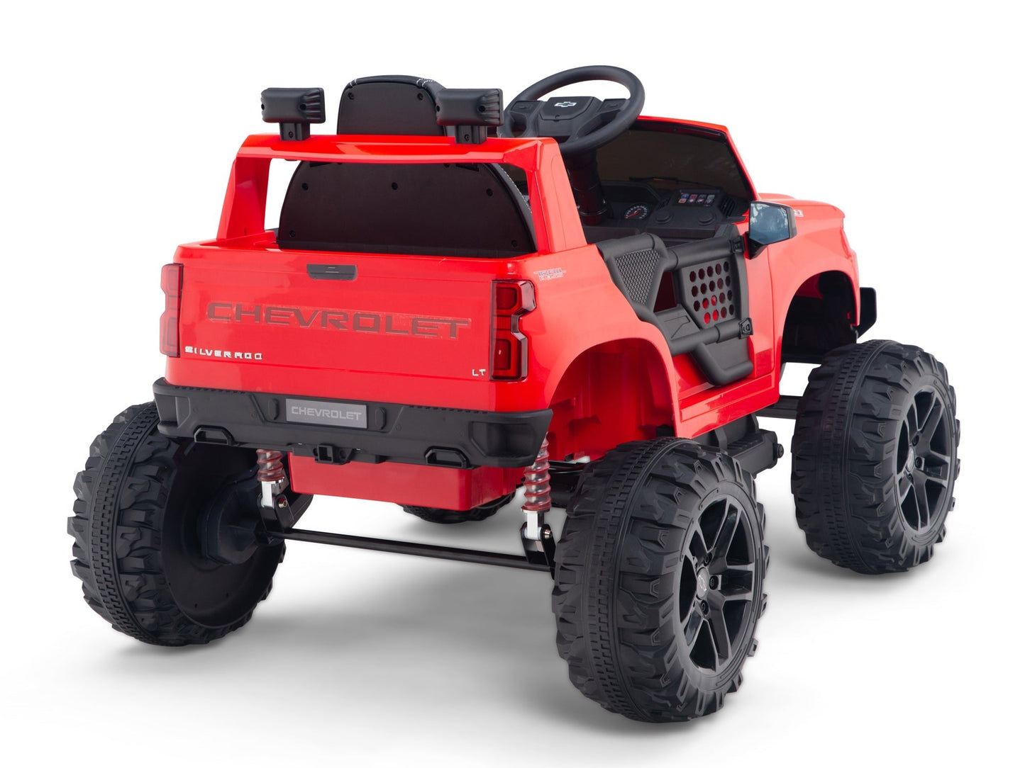 Magic Cars Chevy Silverado Monster Pickup Truck Ride On Toy Truck For Children Wireless Parental Control