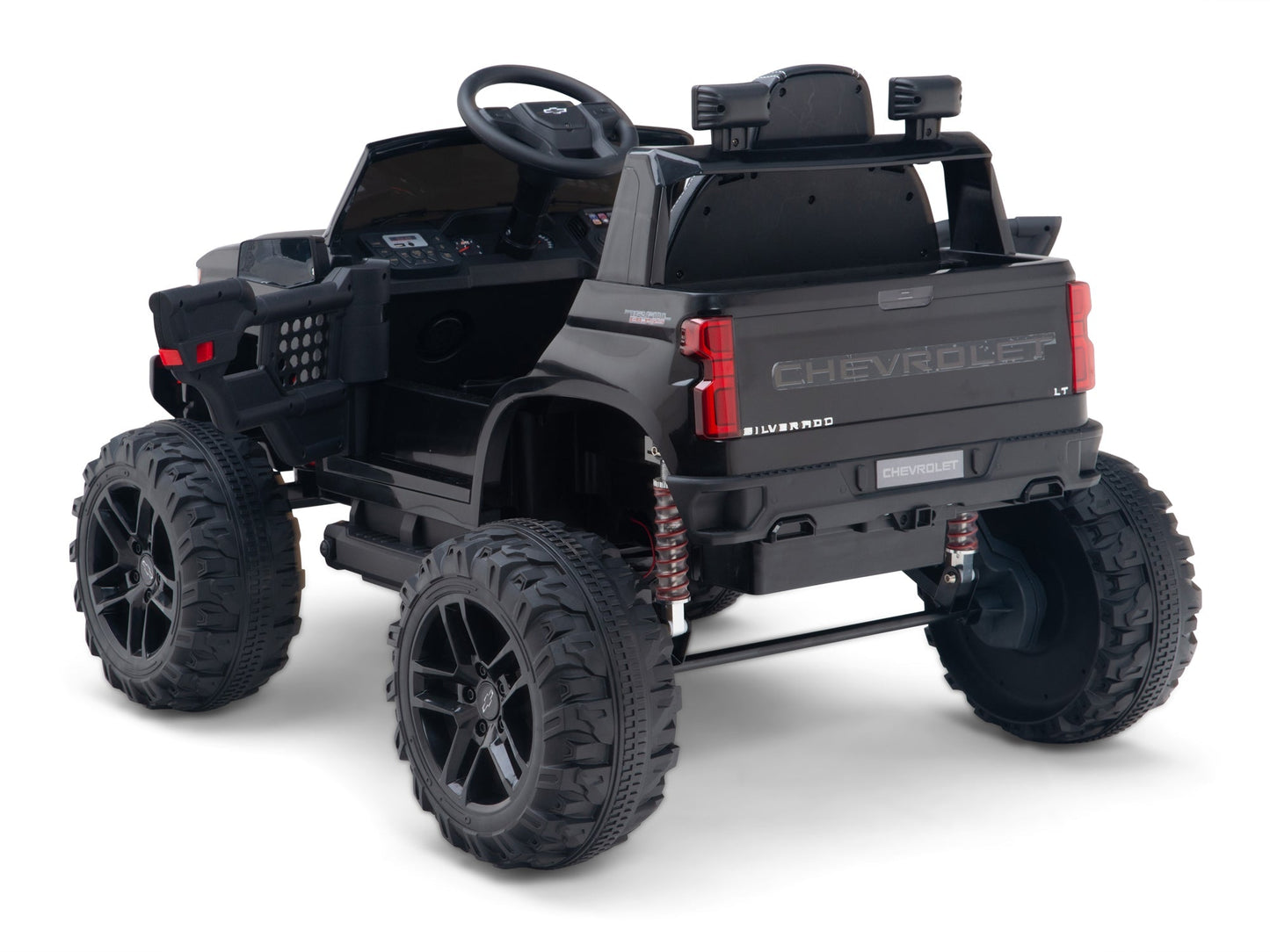 Magic Cars Chevy Silverado Monster Pickup Truck Ride On Toy Truck For Children Wireless Parental Control