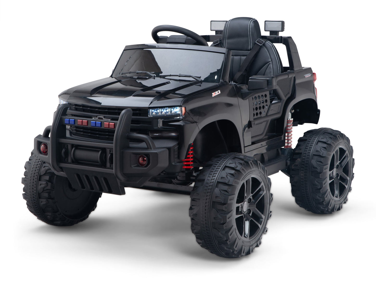 Magic Cars Chevy Silverado Monster Pickup Truck Ride On Toy Truck For Children Wireless Parental Control