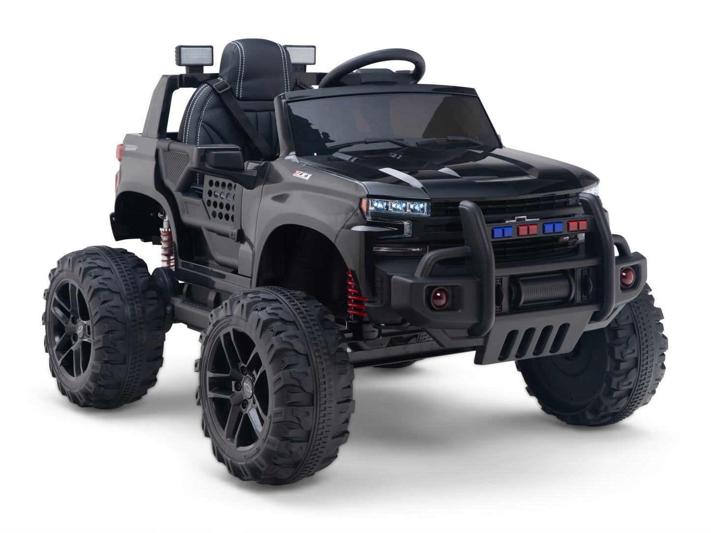 Magic Cars Chevy Silverado Monster Pickup Truck Ride On Toy Truck For Children Wireless Parental Control