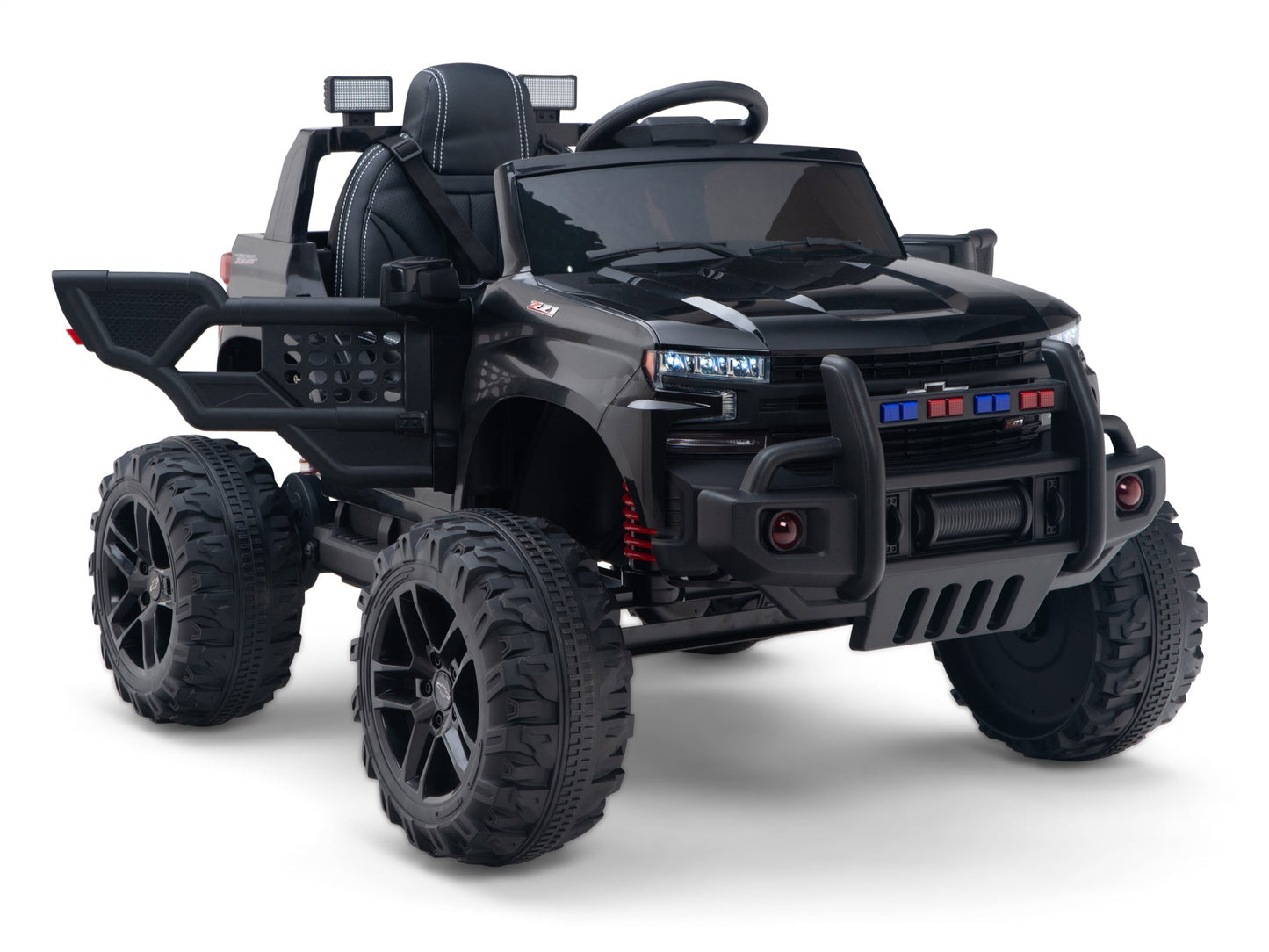 Magic Cars Chevy Silverado Monster Pickup Truck Ride On Toy Truck For Children Wireless Parental Control