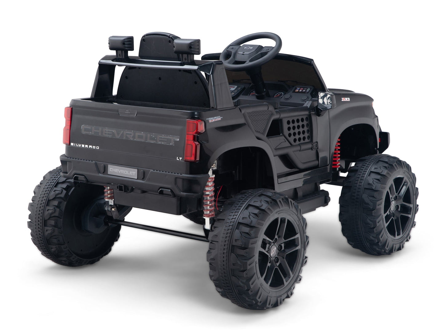 Magic Cars Chevy Silverado Monster Pickup Truck Ride On Toy Truck For Children Wireless Parental Control