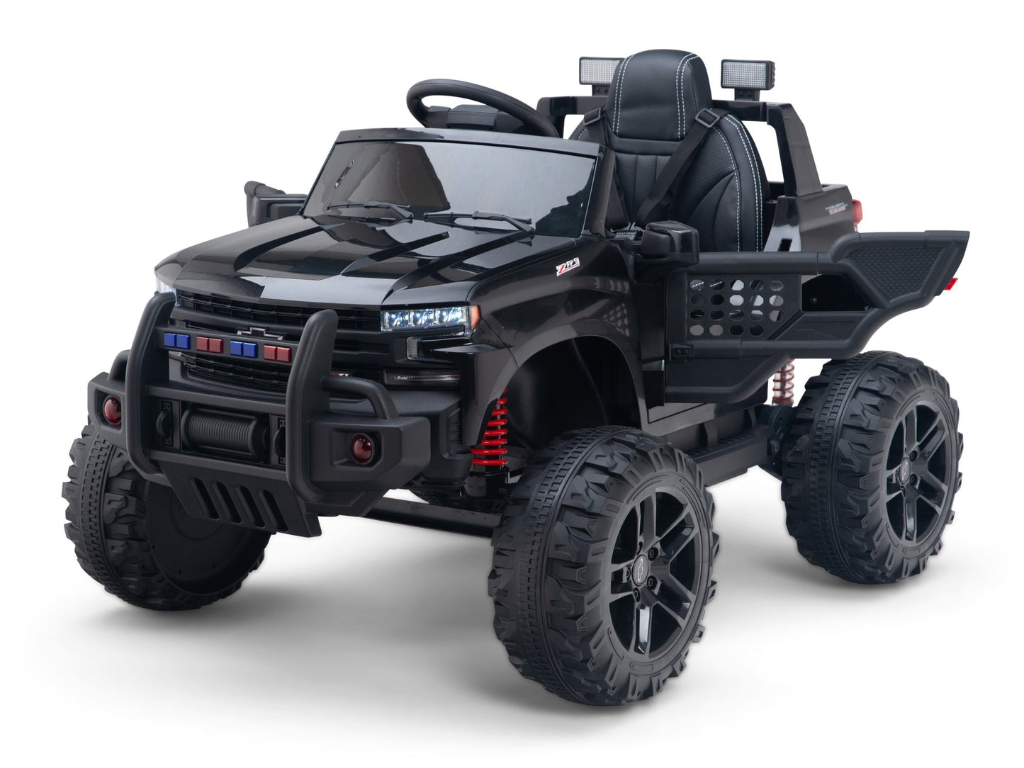 Magic Cars Chevy Silverado Monster Pickup Truck Ride On Toy Truck For Children Wireless Parental Control