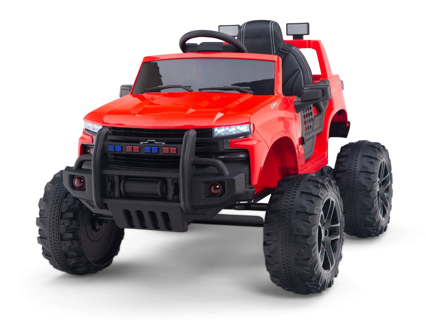 Magic Cars Chevy Silverado Monster Pickup Truck Ride On Toy Truck For Children Wireless Parental Control