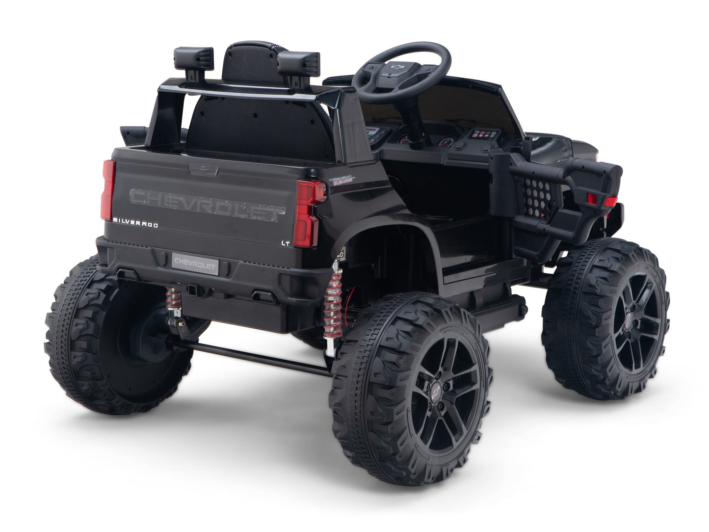 Magic Cars Chevy Silverado Monster Pickup Truck Ride On Toy Truck For Children Wireless Parental Control