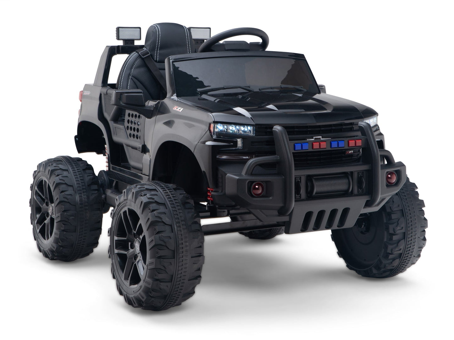 Magic Cars Chevy Silverado Monster Pickup Truck Ride On Toy Truck For Children Wireless Parental Control