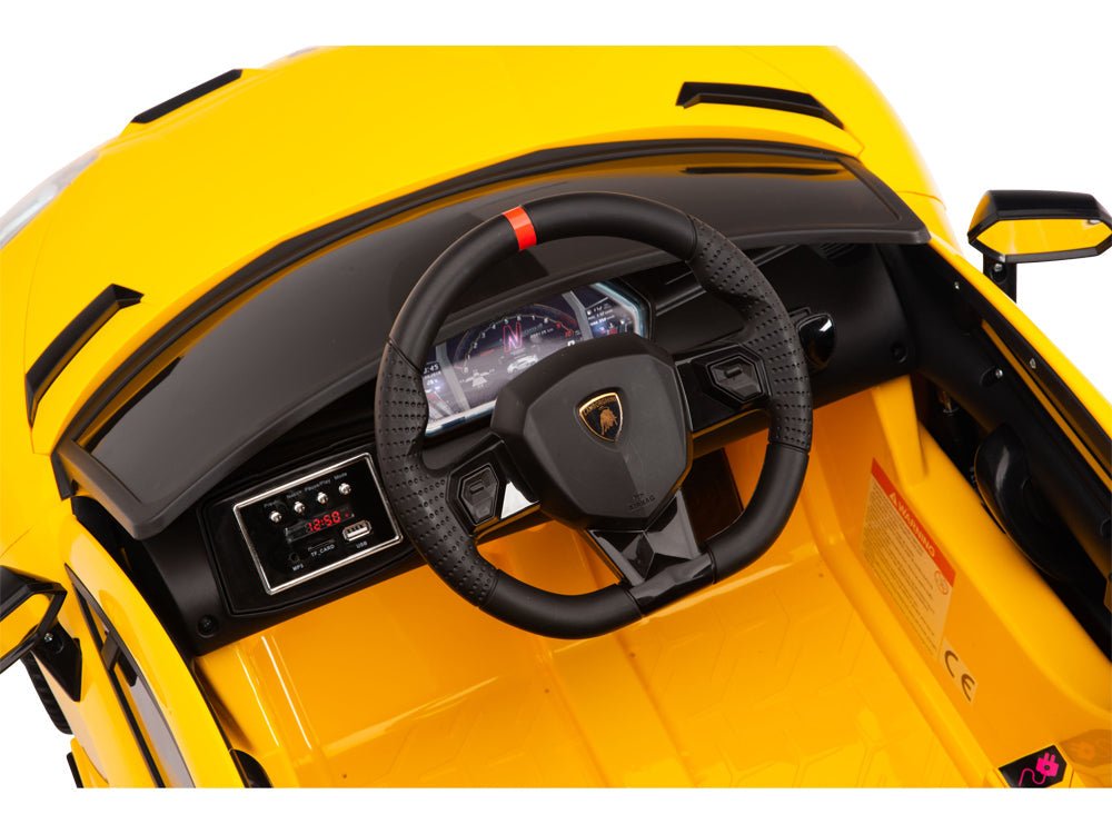 Magic Cars Lamborghini Ride On Car Toy Aventador Special Edition 12v Wireless Parental Control