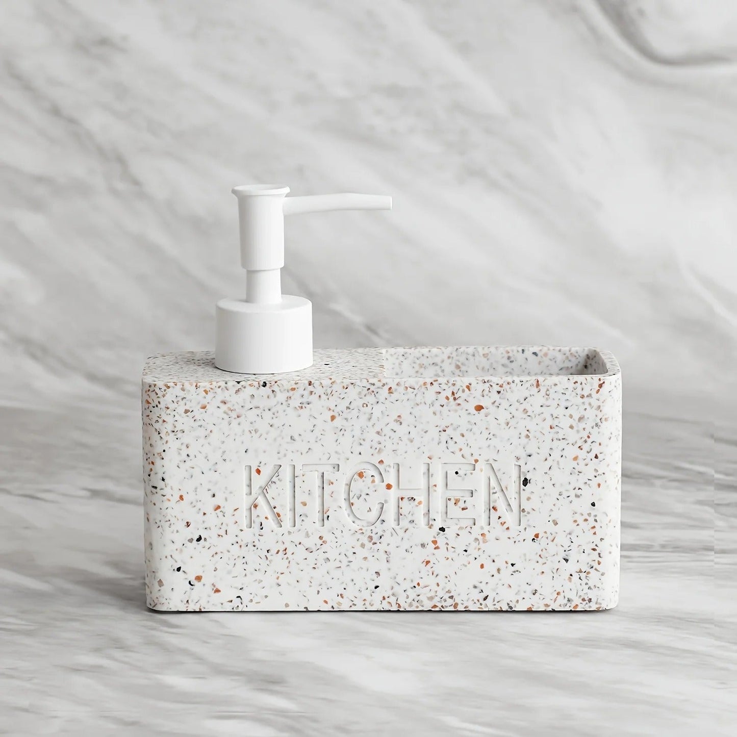 Soap Dispenser Press Pump Sandstone Texture Marbling