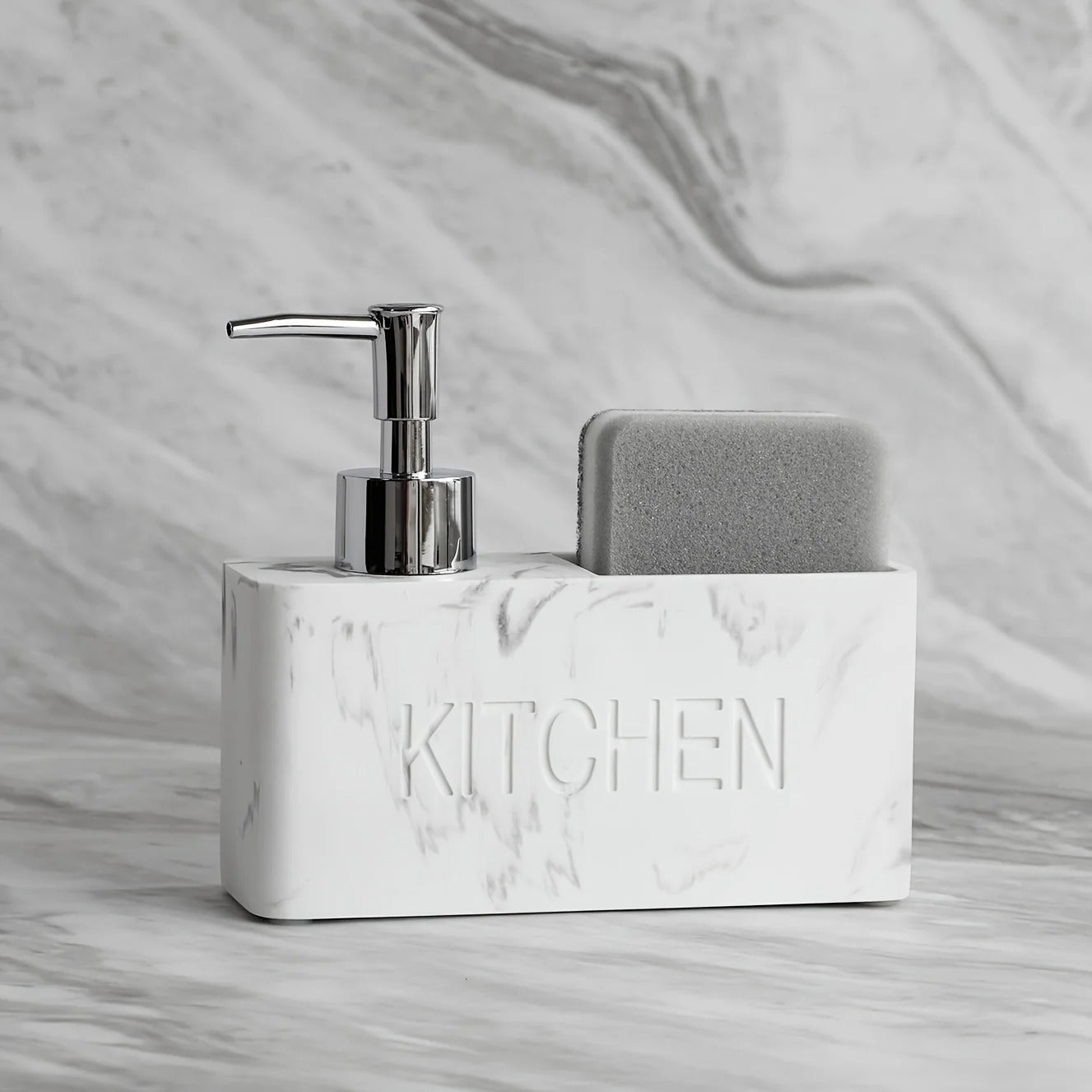 Soap Dispenser Press Pump Sandstone Texture Marbling
