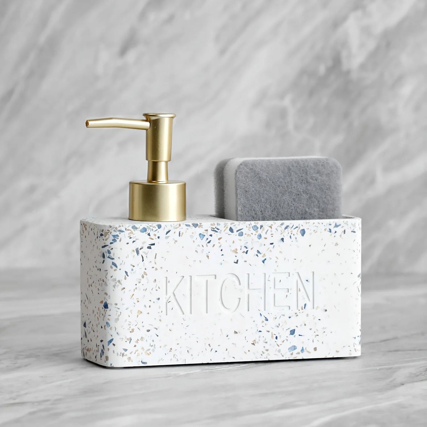 Soap Dispenser Press Pump Sandstone Texture Marbling