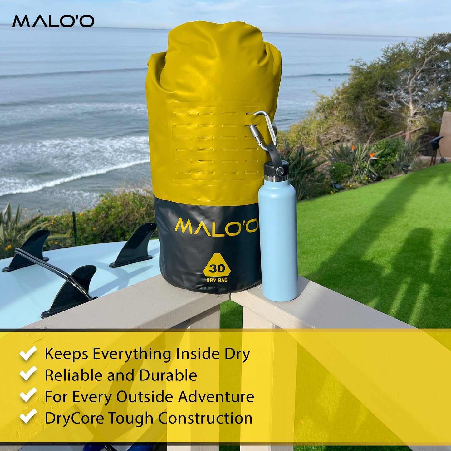 Malo'o DryPack 30 Liter Waterproof Bag