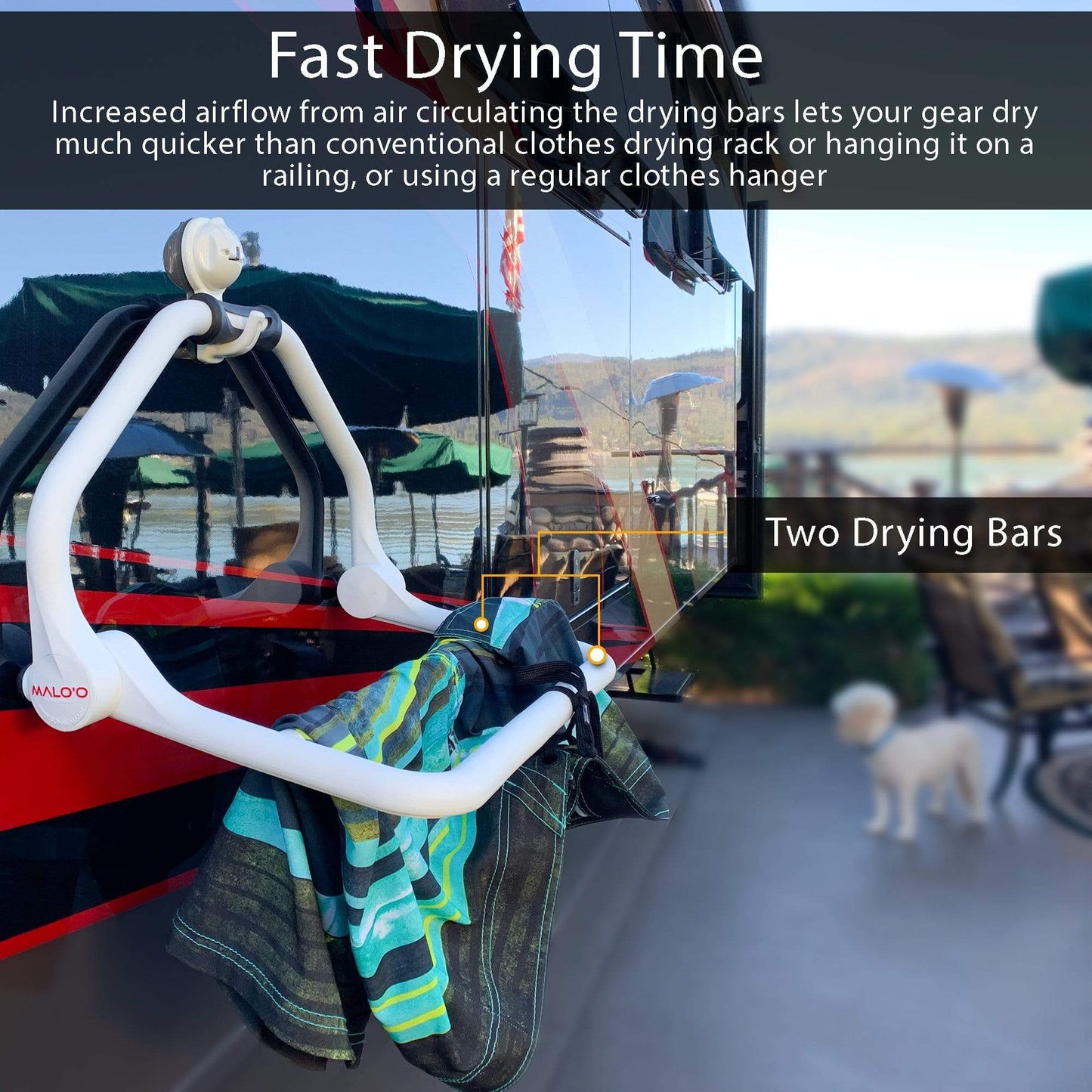 Malo'o DryRack RV / Van / Boat Edition