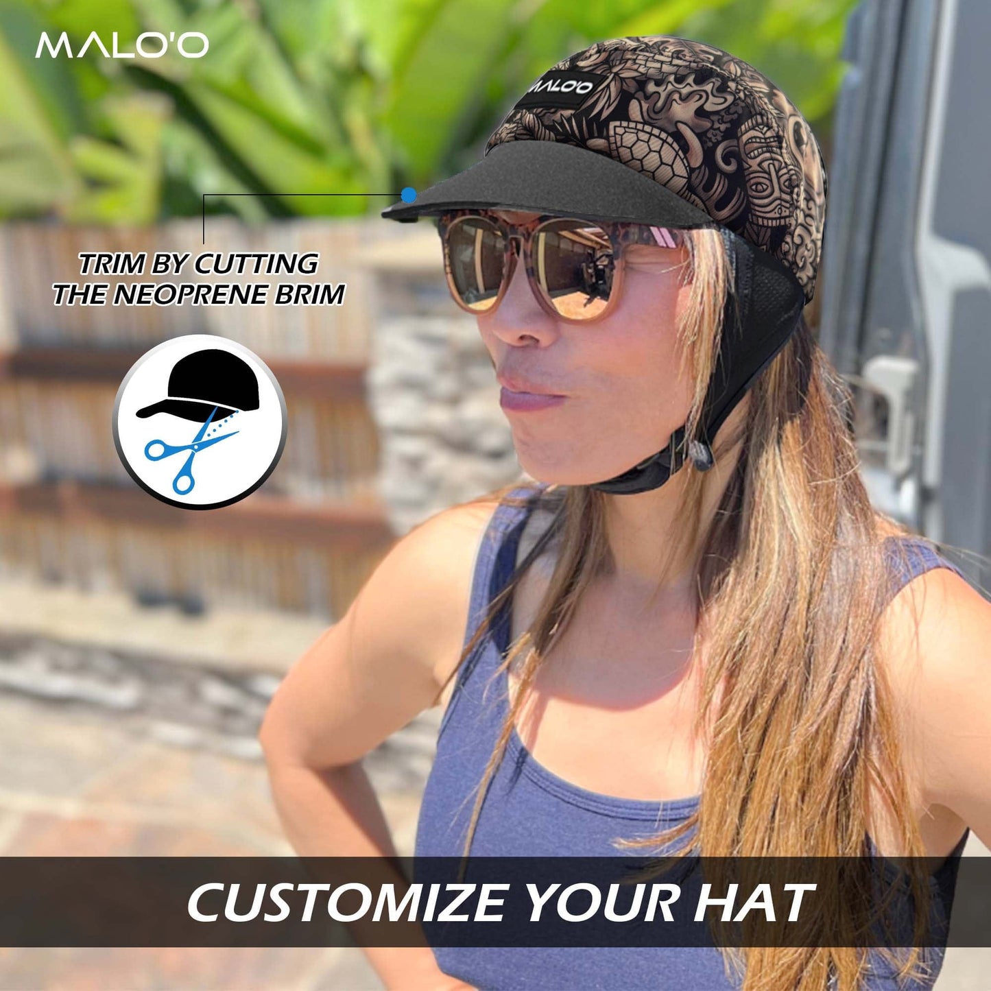 Malo'o Papale Watersports Hat