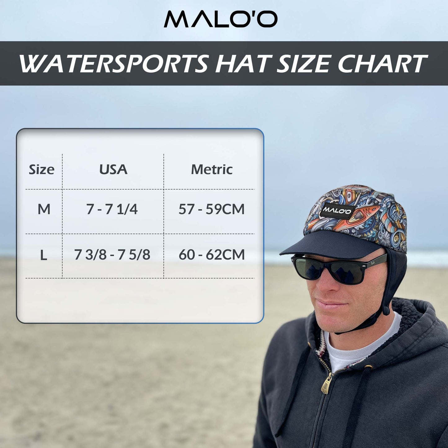 Malo'o Papale Watersports Hat