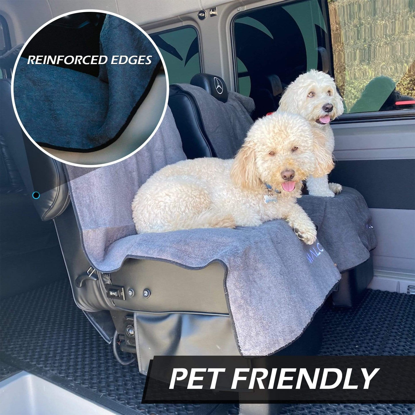 Malo'o SeatGuard Terry Cloth Car Seat Cover (pair)