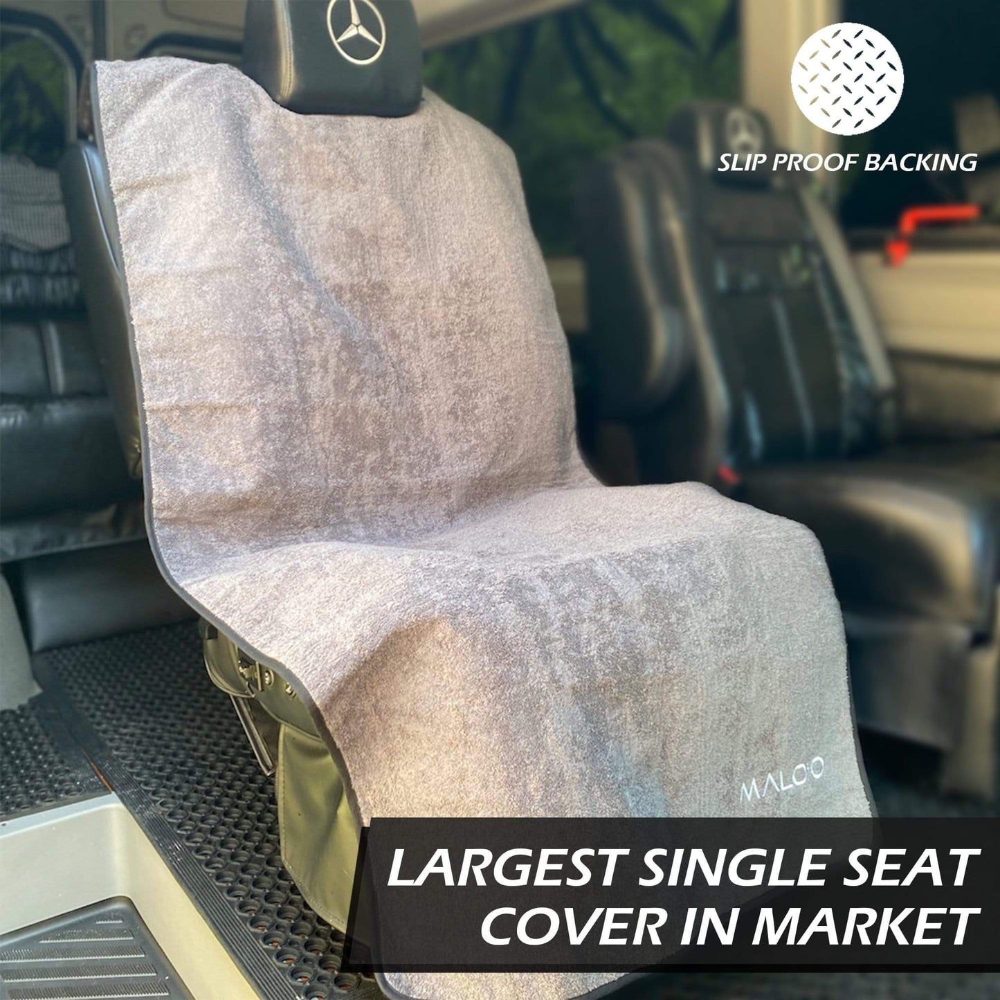 Malo'o SeatGuard Terry Cloth Car Seat Cover (pair)