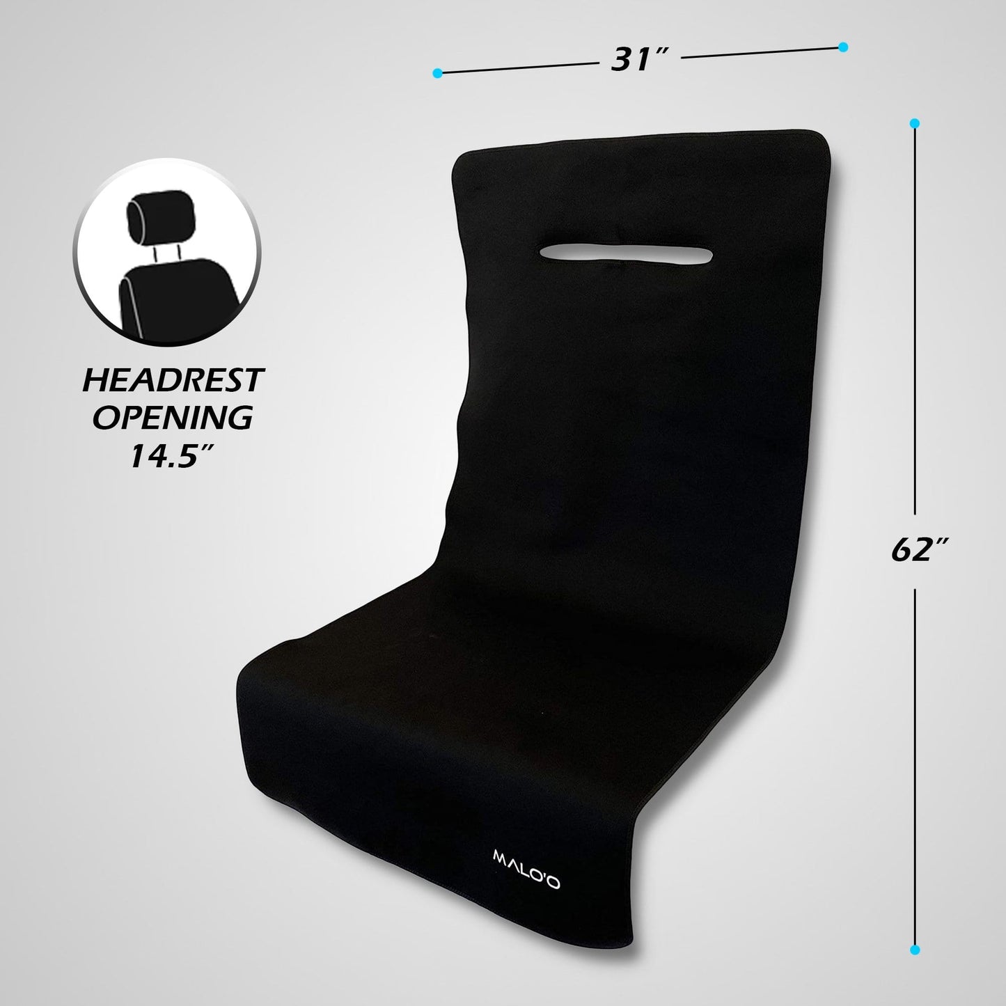 Malo'o SeatGuard Waterproof Car Seat Cover (Pair)