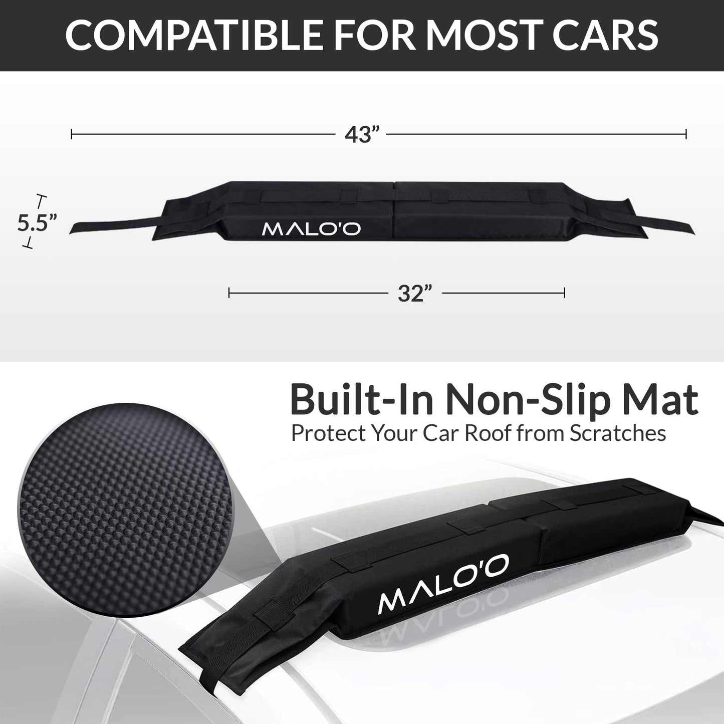Malo'o Surfboard Roof Rack