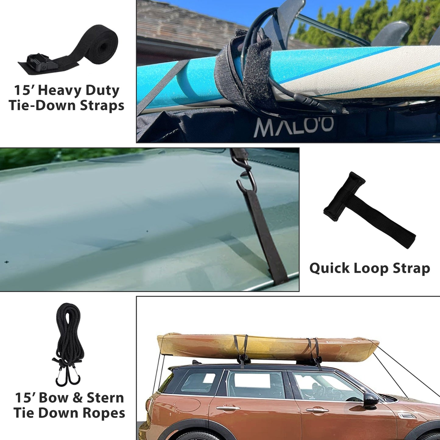 Malo'o Surfboard Roof Rack