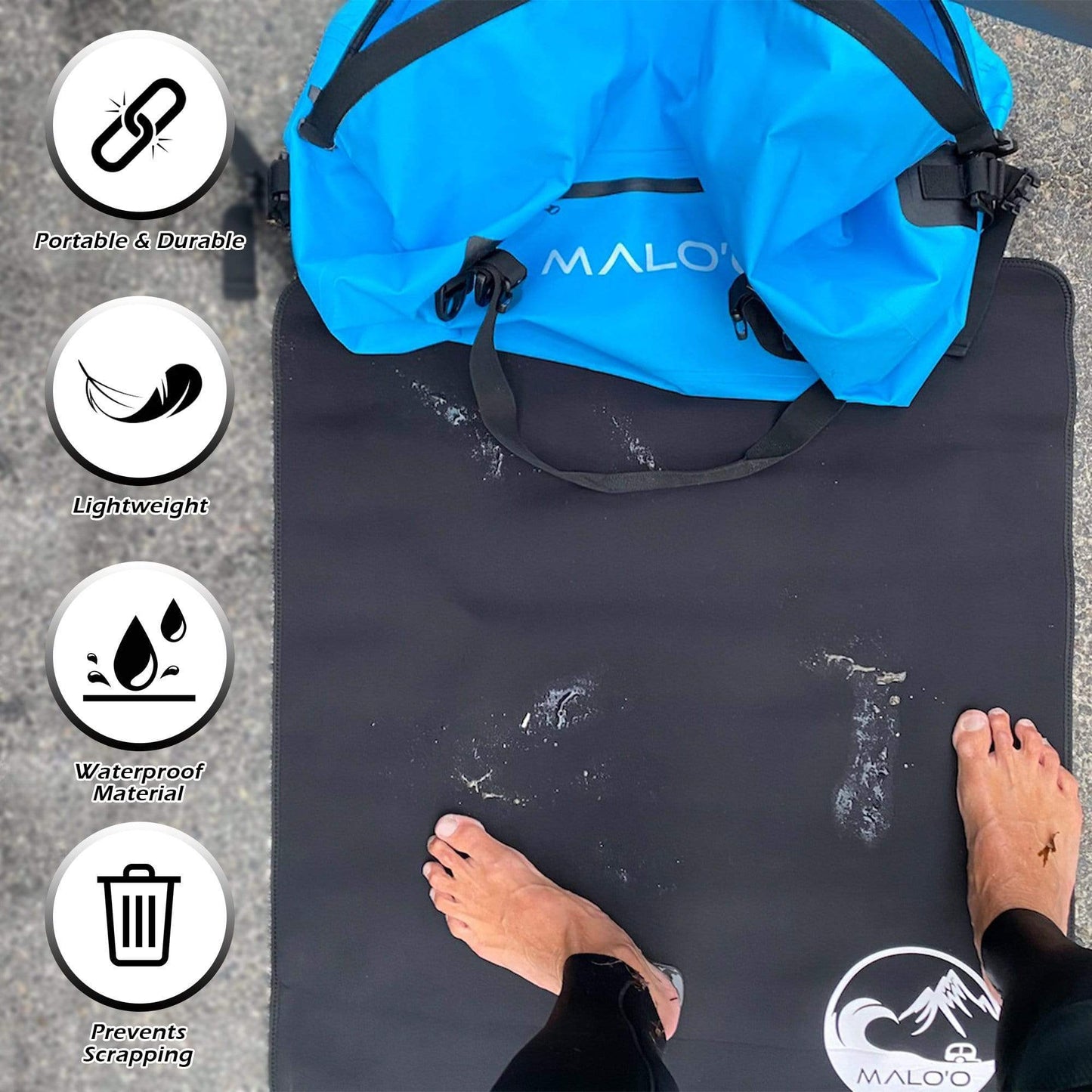 Malo'o Wetsuit Changing Mat