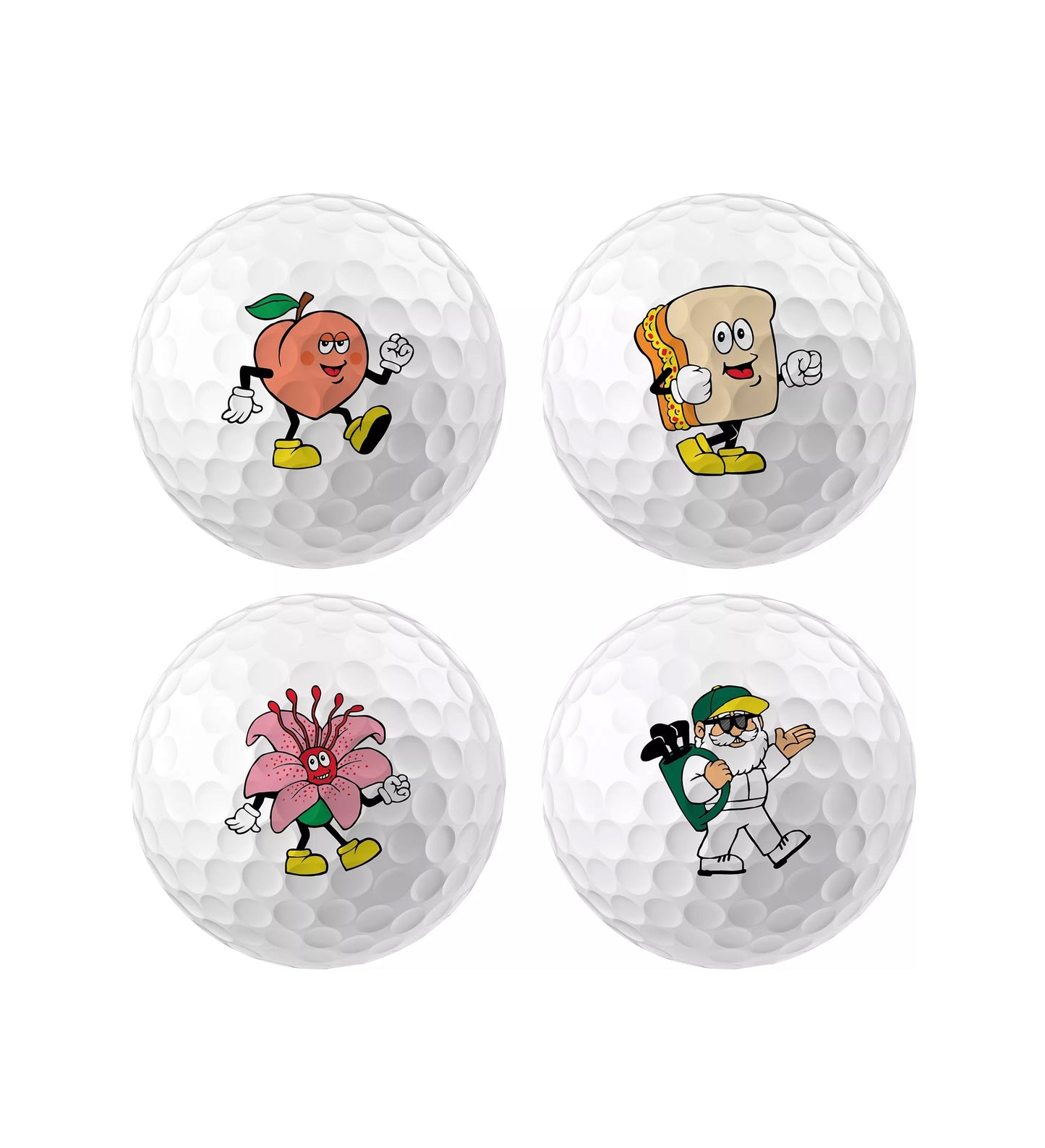 Bad Birdie x Maxfli Tour Amateurs Golf Balls