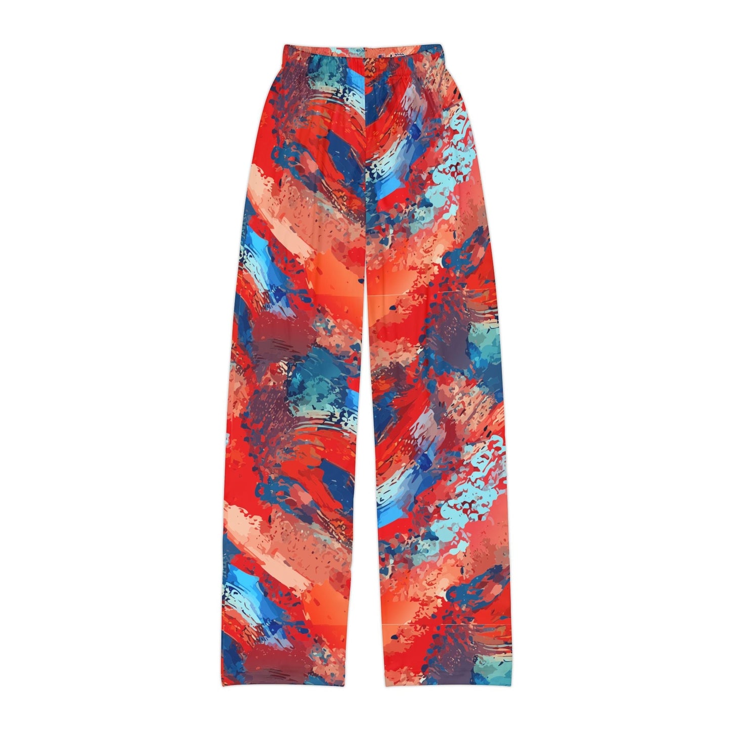 Maximalist Kids Joggers for Mini Self-Expressers — Abstract AOP Lounge Pants, Sensory-Friendly Toddler Wear, Wearable Art for Kids