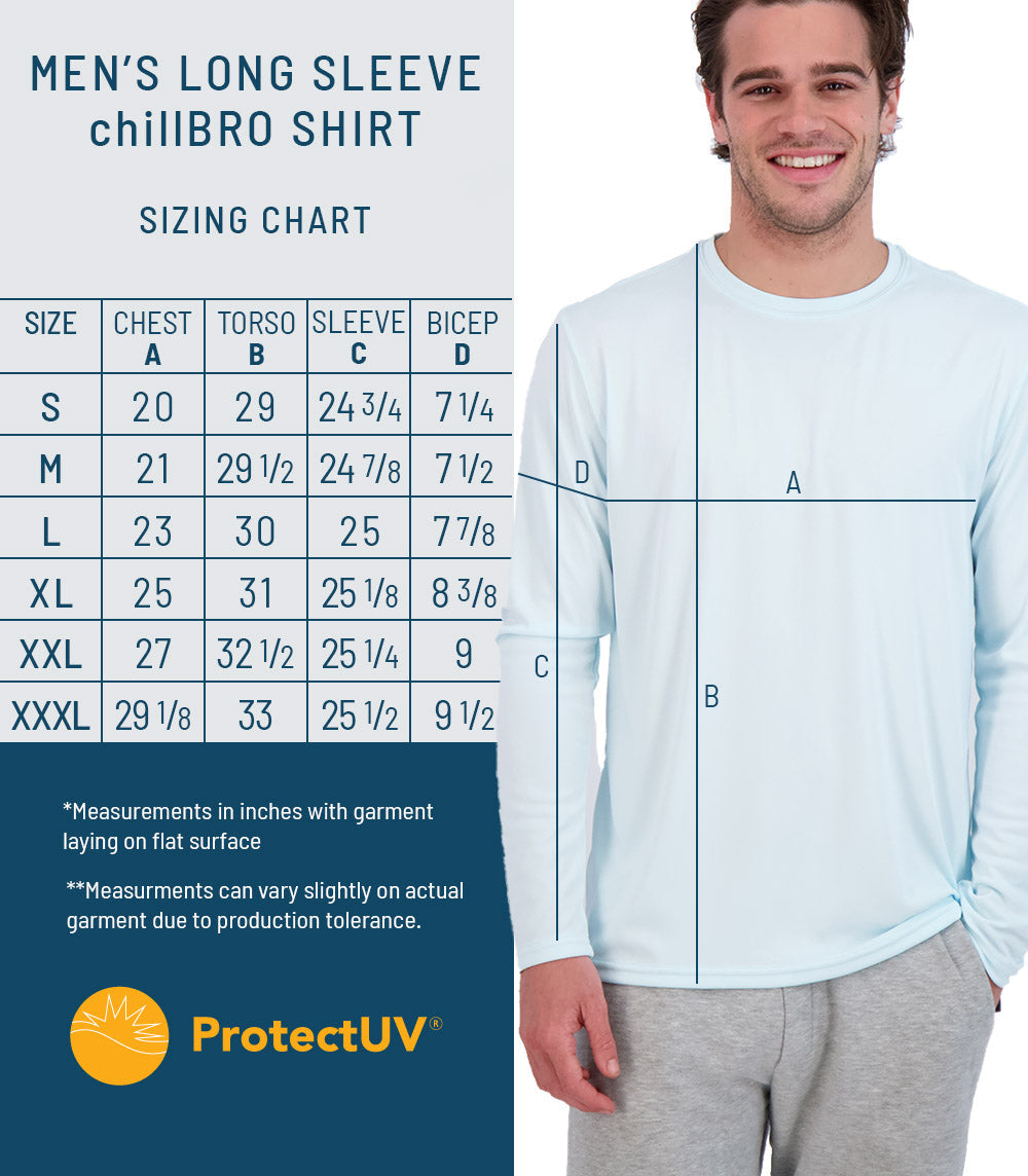 Florida Hogfish - chillBRO® by Denali Mens Long Sleeve Sun Protective Shirt