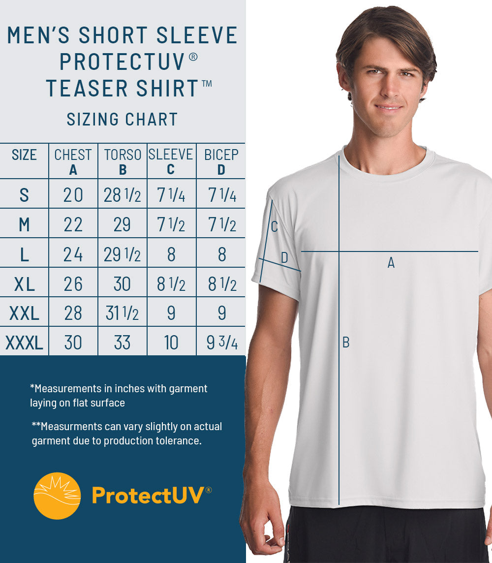 Teaser™ Mens Short Sleeve ProtectUV® Sun Protective Shirt