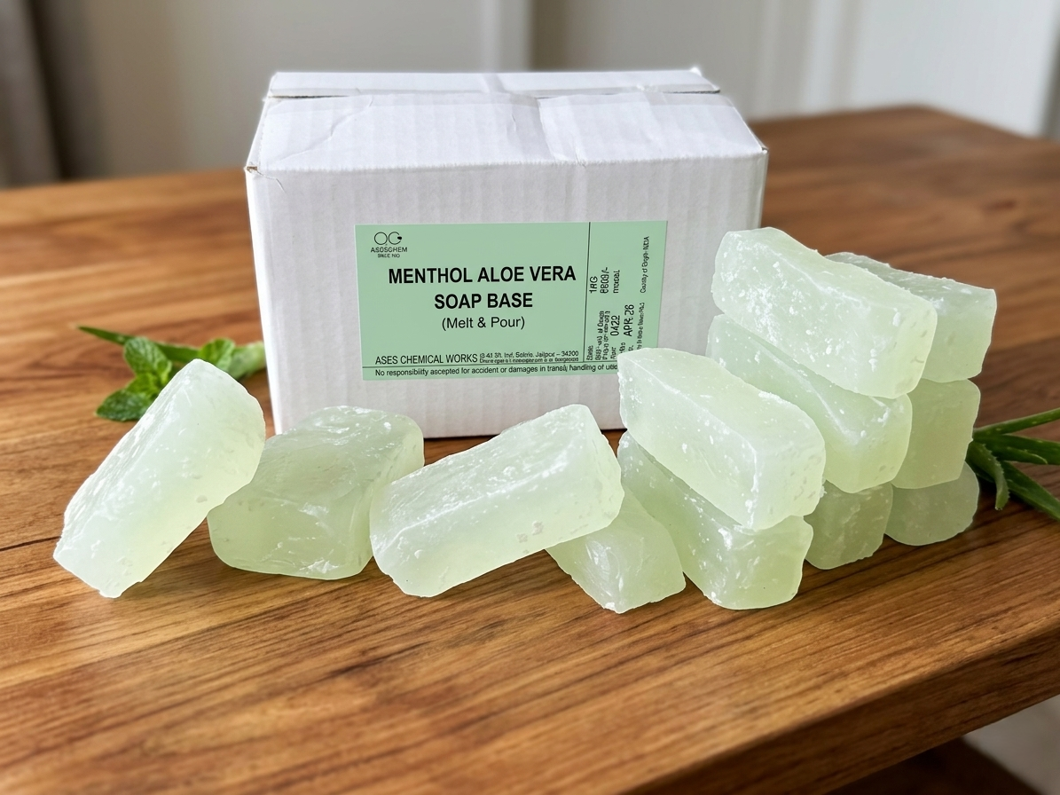 Soap Base Menthol Aloe Vera (Melt and Pour) — Sulphate Free & Paraben Free