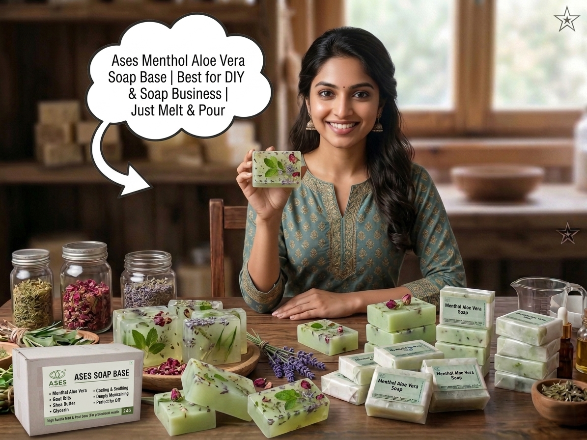Soap Base Menthol Aloe Vera (Melt and Pour) — Sulphate Free & Paraben Free