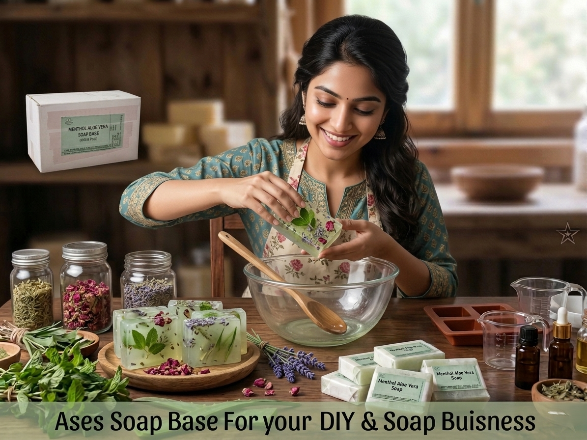 Soap Base Menthol Aloe Vera (Melt and Pour) — Sulphate Free & Paraben Free