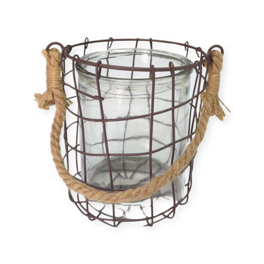 Metal Basket Lantern
