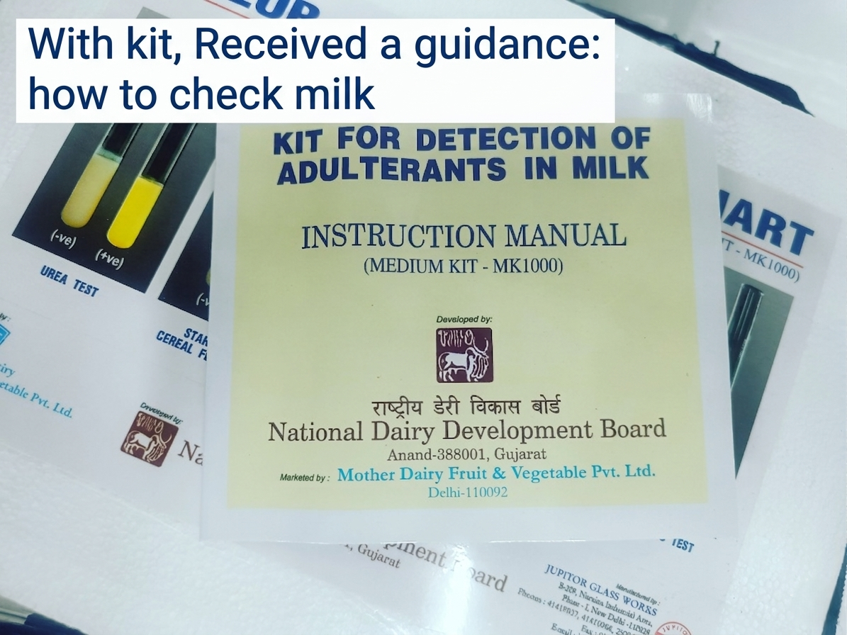 Milk Adulteration Detection Kit NDDB