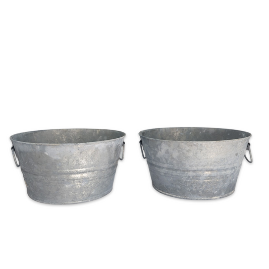 Mini Galvanized Wash Tub