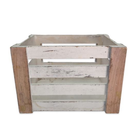 White Farmhouse Crate