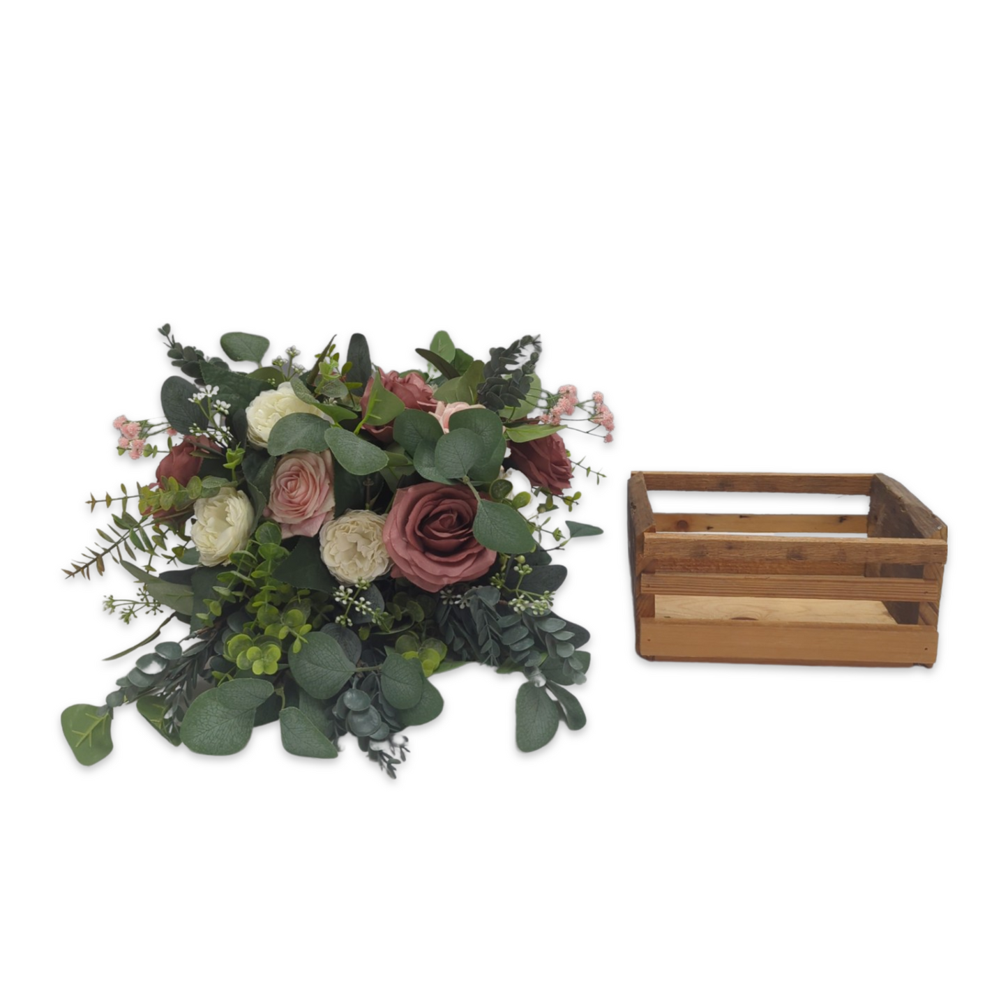 Mini Wooden Floral Crate