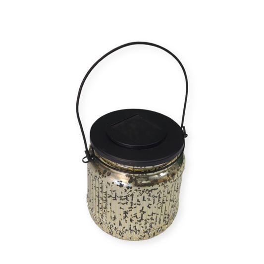 Mini Gold Spotted Solar Lantern