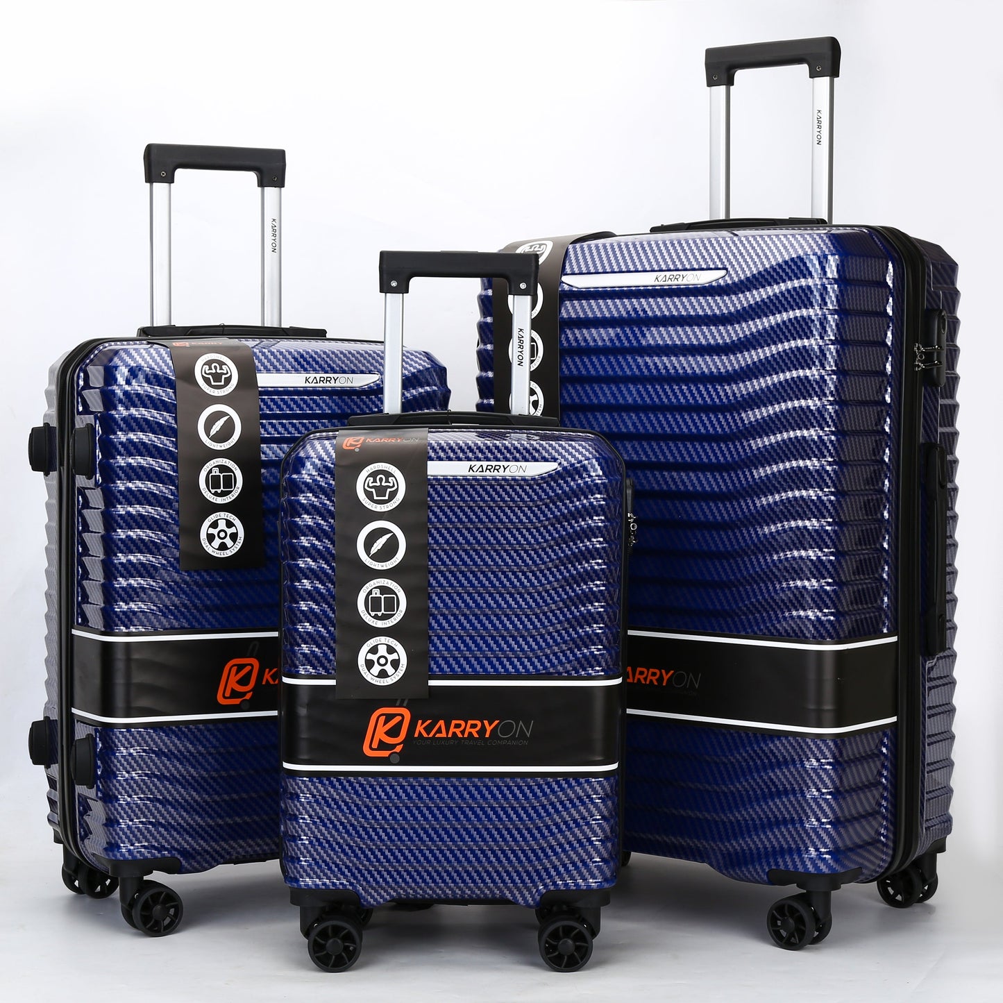 Karry-On Platinum Elite Plus (Pc) 3Pc Luggage Set (20/24/28")