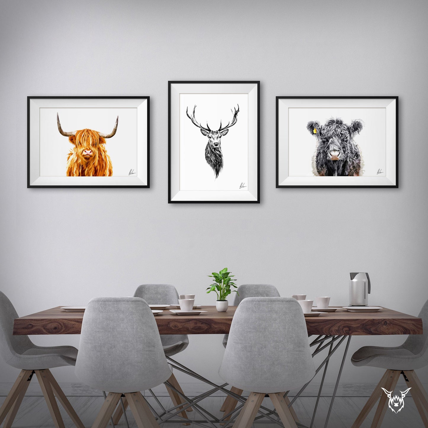 Highland Cow Print